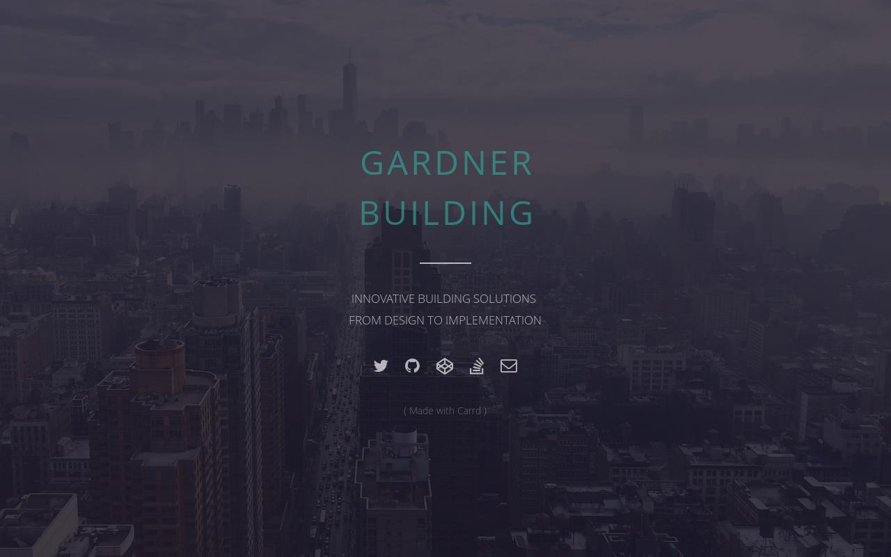 Carrd profile picture for @gardner